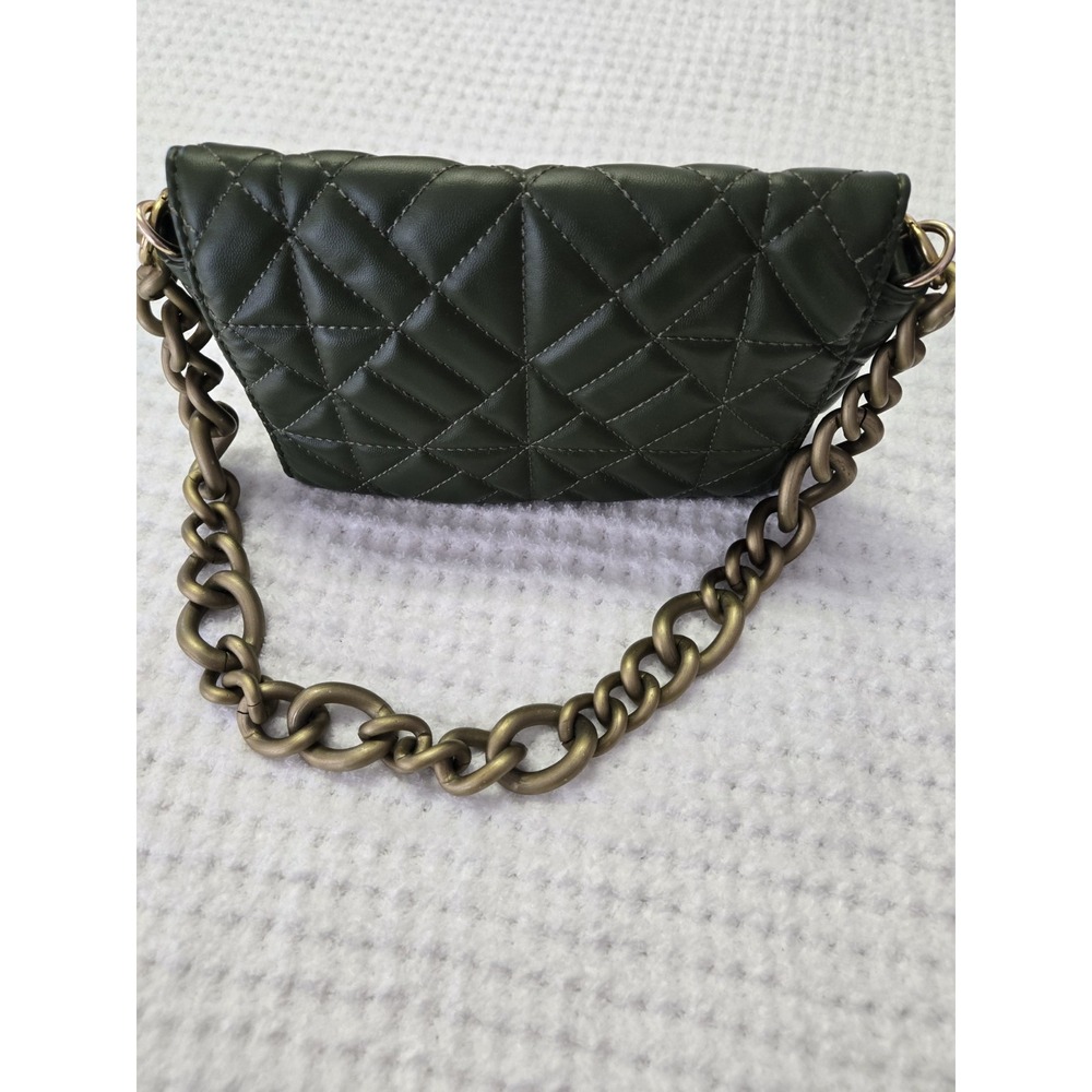 Faux green quilted purse chain strap small - Picture 6 of 11